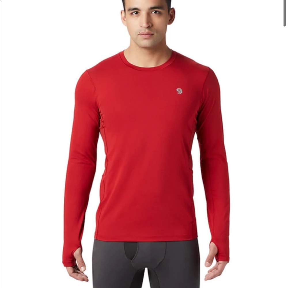 Mountain Hardwear Ghee Long Sleeve Crew, Desert Red, NWT, Size Small
